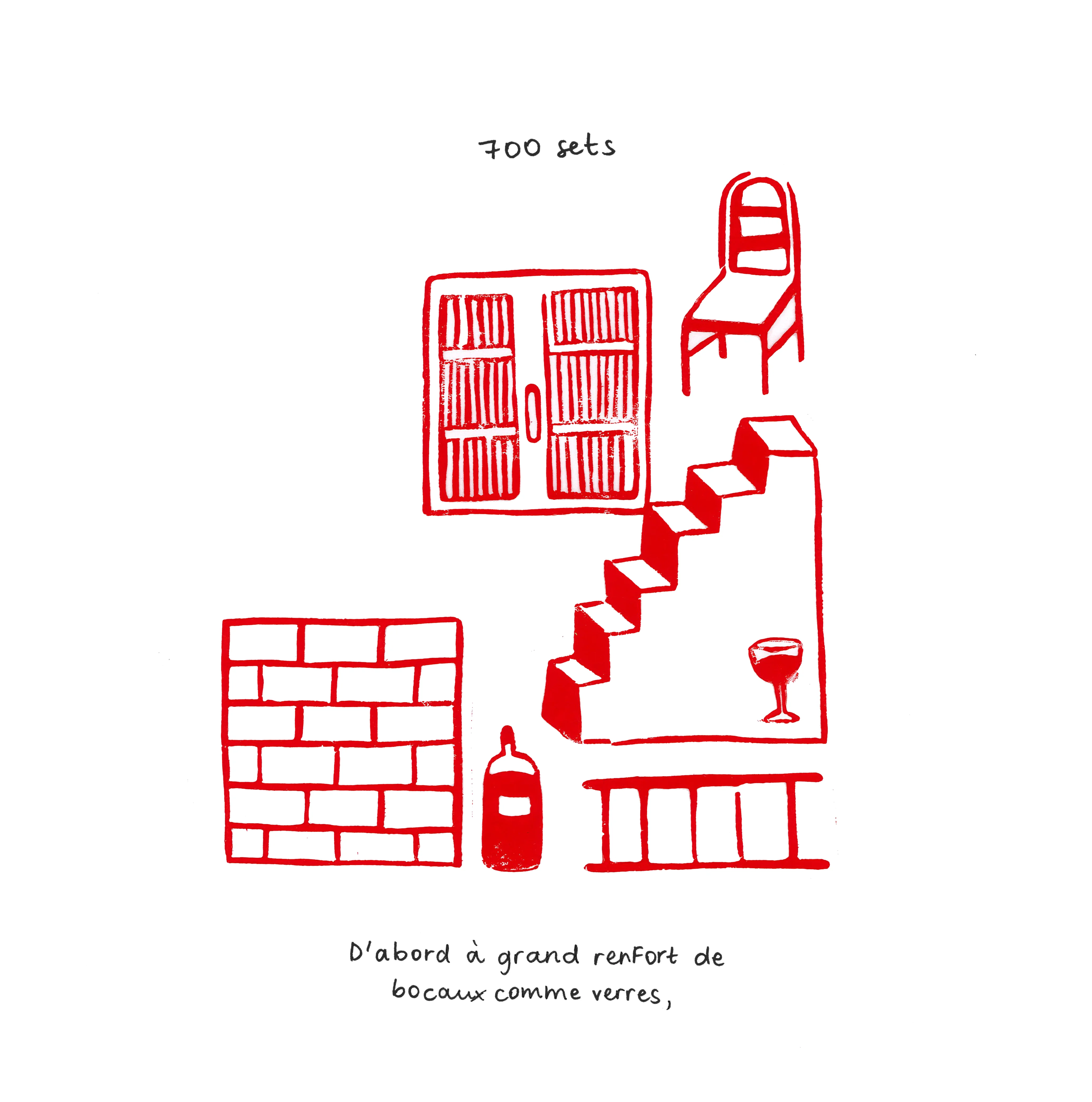 recevoir des gens avec des bocaux comme verres